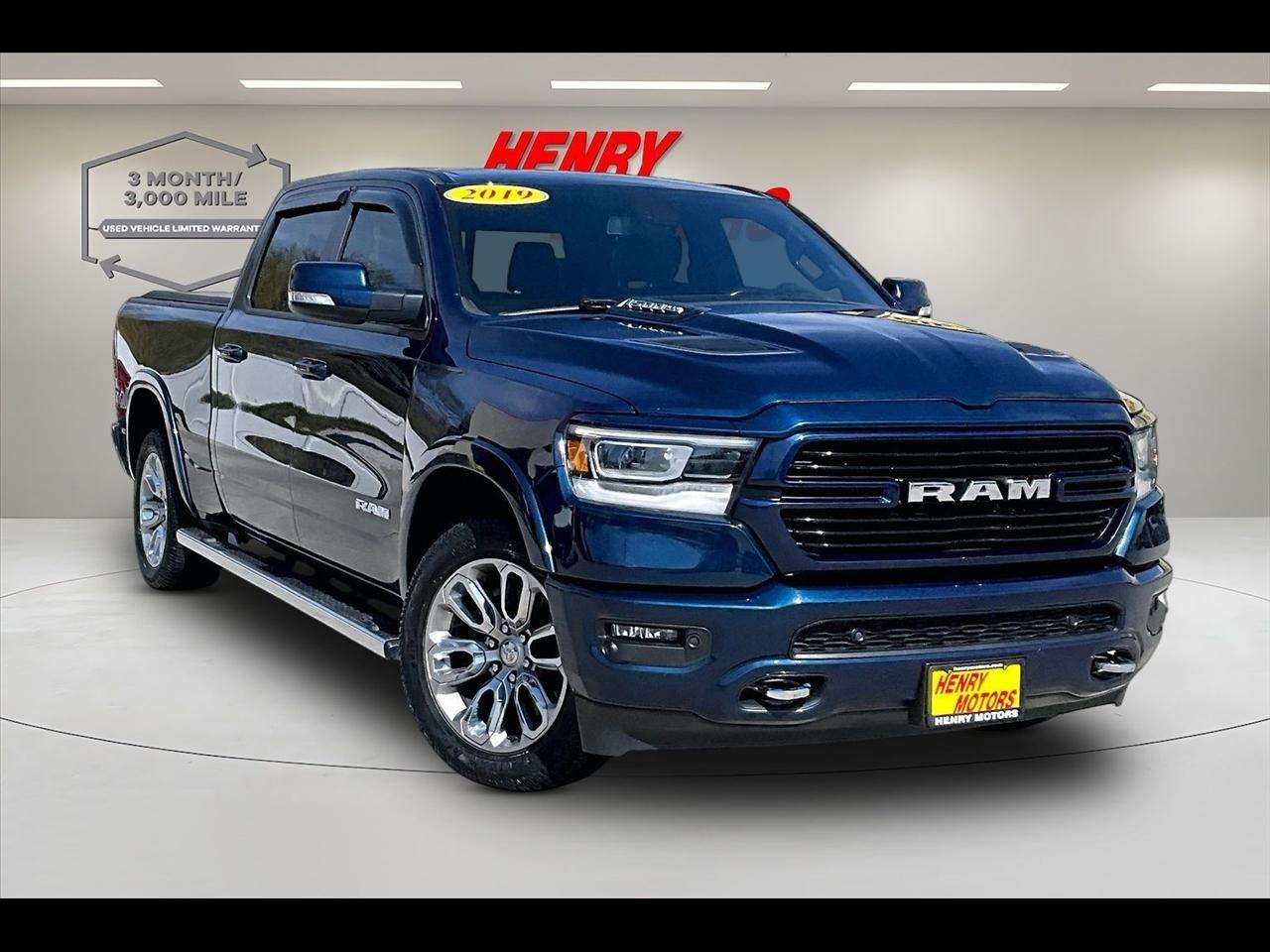 2019 RAM 1500 Laramie 4x4 Crew Cab 6'4" Box