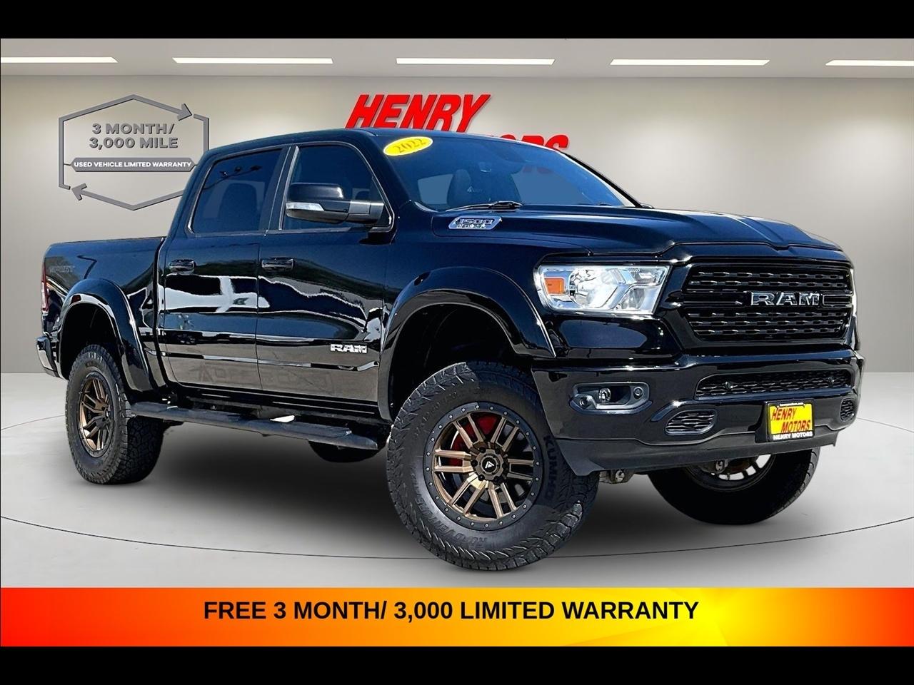 2022 RAM 1500 Big Horn 4x4 Crew Cab 5'7" Box