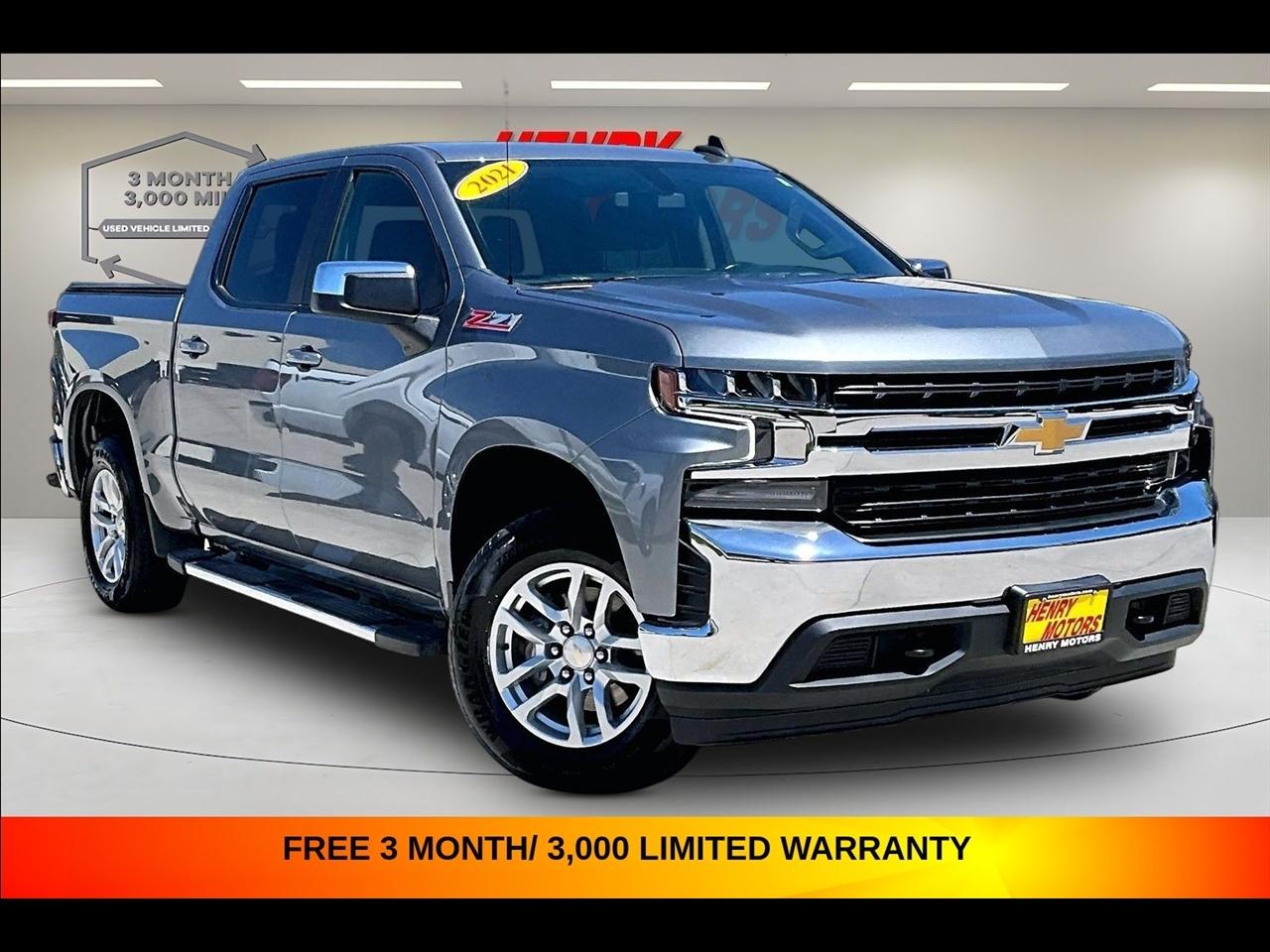 2021 Chevrolet Silverado 1500 4WD Crew Cab 147" LT w/1LT