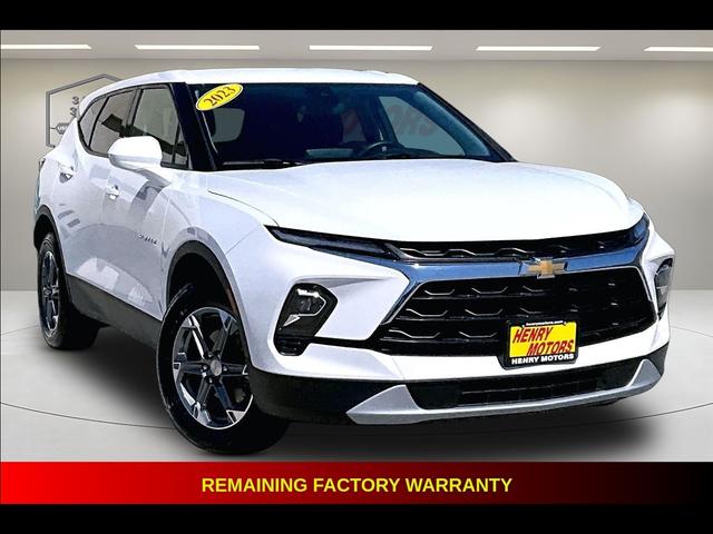 White 2023 Chevrolet Blazer 2LT AWD SUV / Crossover All-Wheel Drive Automatic