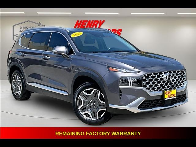 Gray 2023 Hyundai Santa Fe Hybrid Plug-In Limited AWD SUV / Crossover All-Wheel Drive Automatic