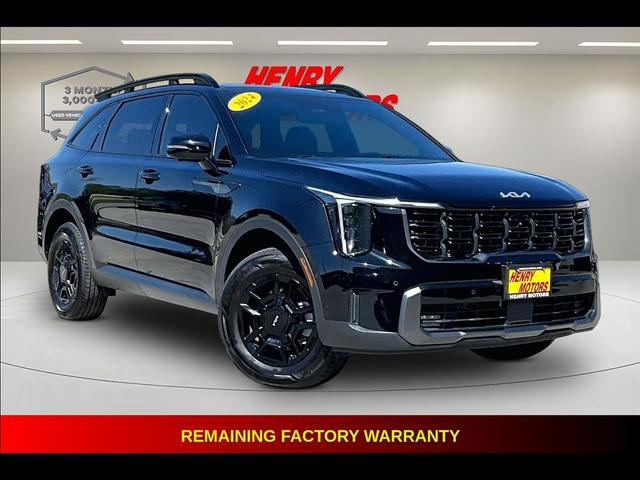 Black 2024 Kia Sorento SUV / Crossover All-Wheel Drive Automatic