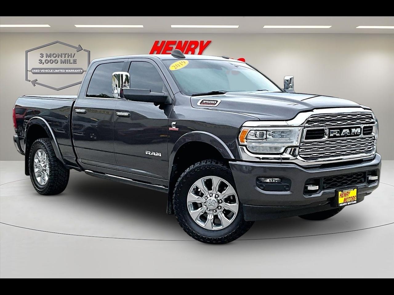 2019 RAM 3500 Limited 4x4 Crew Cab 6'4" Box