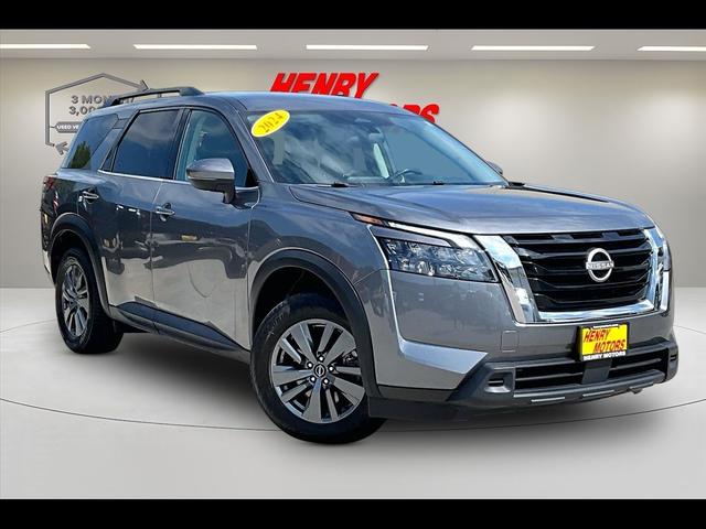 Gray 2024 Nissan Pathfinder SV 4WD SUV / Crossover All-Wheel Drive Automatic