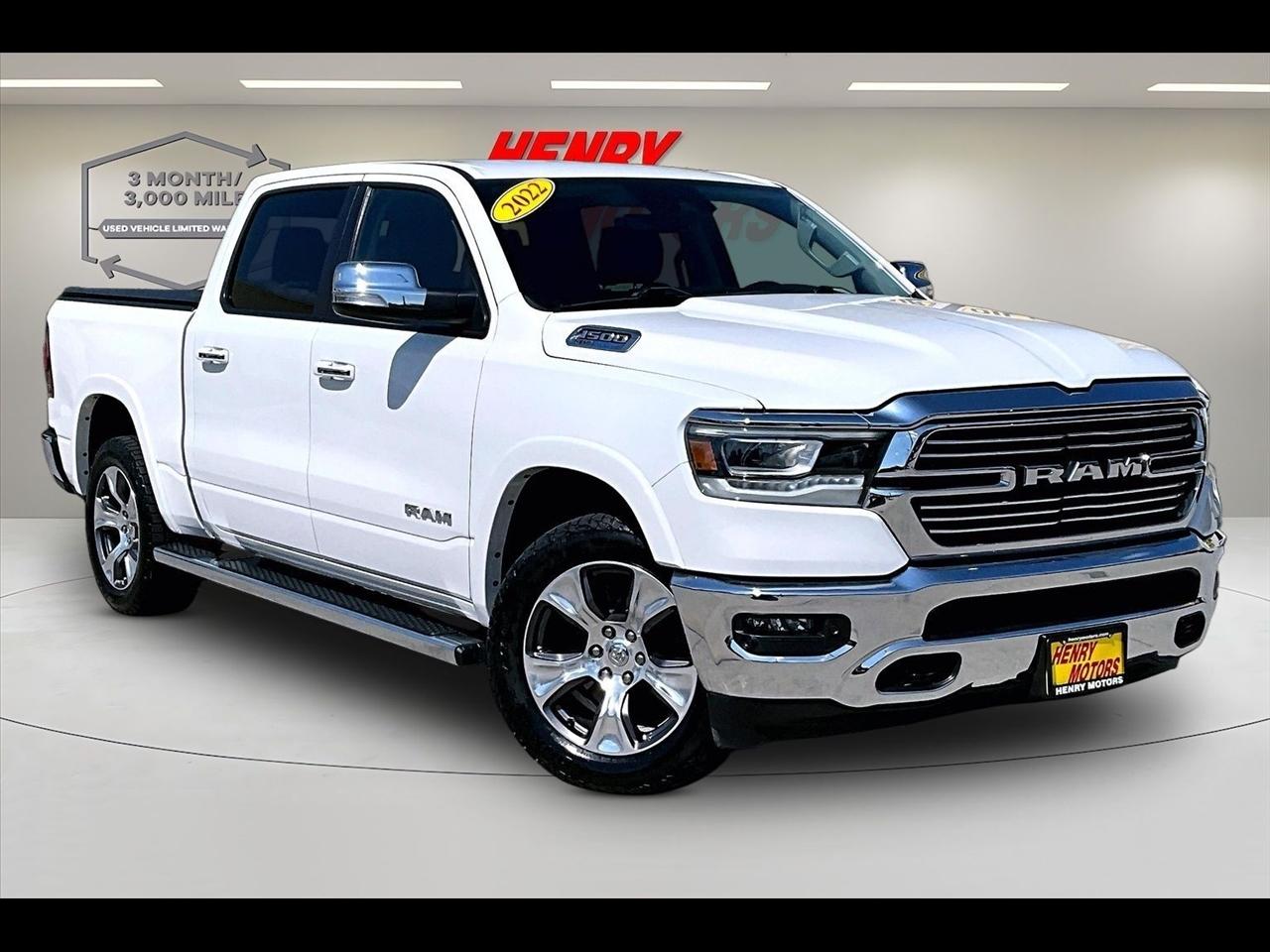 2022 RAM 1500 Laramie 4x4 Crew Cab 5'7" Box