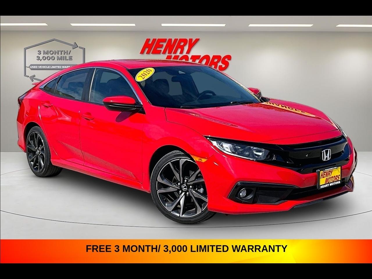 2020 Honda Civic Sedan Sport CVT