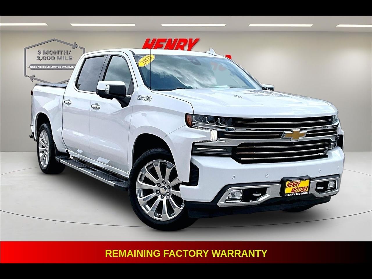 2022 Chevrolet Silverado 1500 4WD Crew Cab 147" High Country