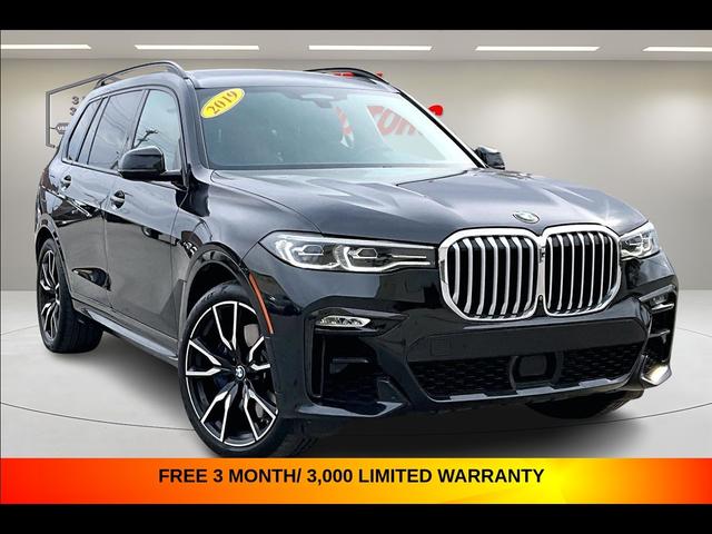 Black 2019 BMW X7 xDrive50i AWD SUV / Crossover All-Wheel Drive Automatic