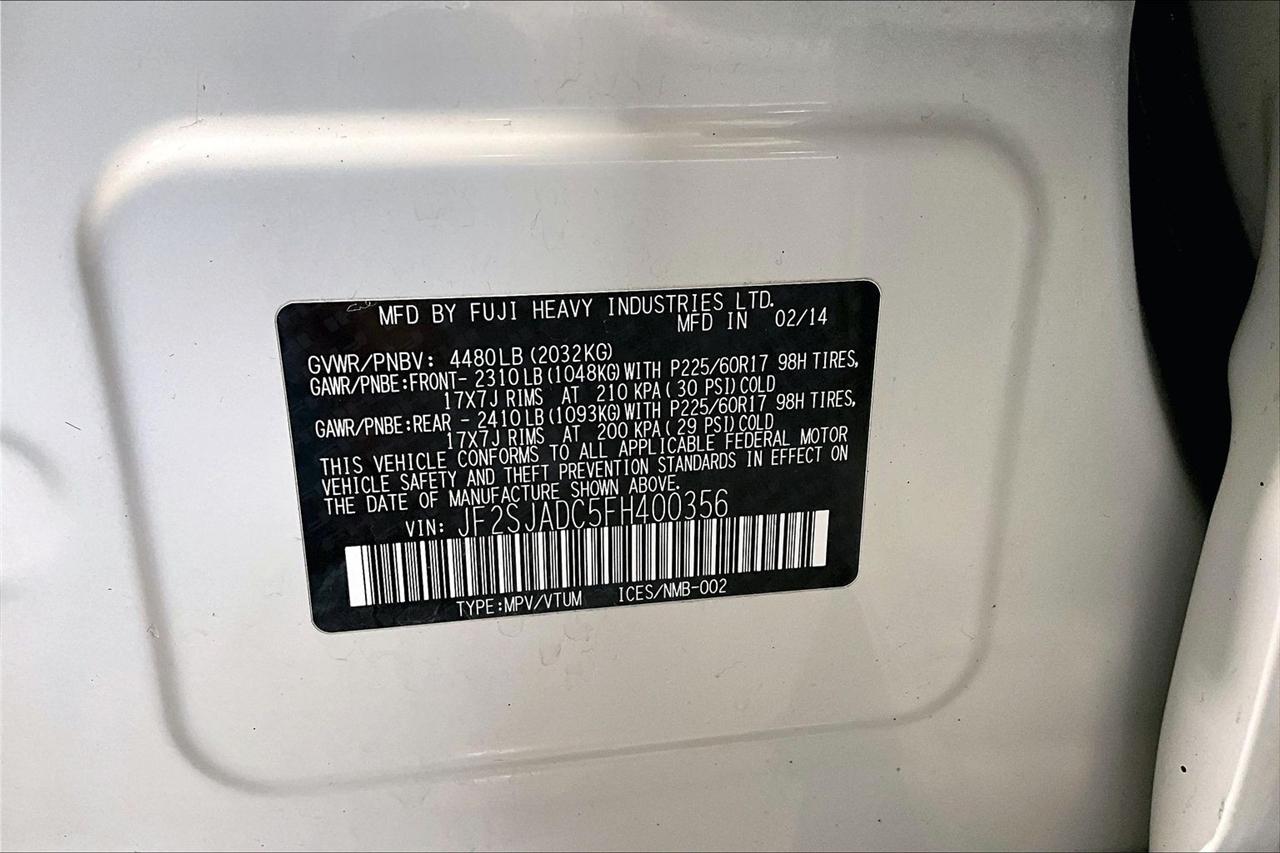 Subaru Forester 4dr CVT 2.5i Premium PZEV 2015