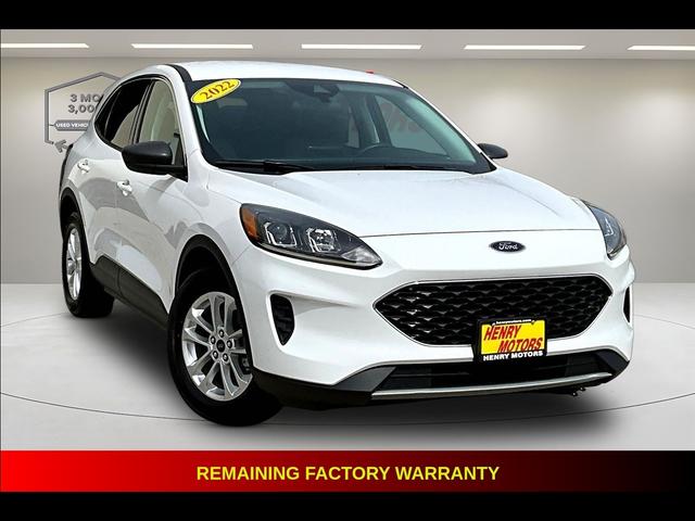 White 2022 Ford Escape Hybrid SE FWD SUV / Crossover Front-Wheel Drive Automatic