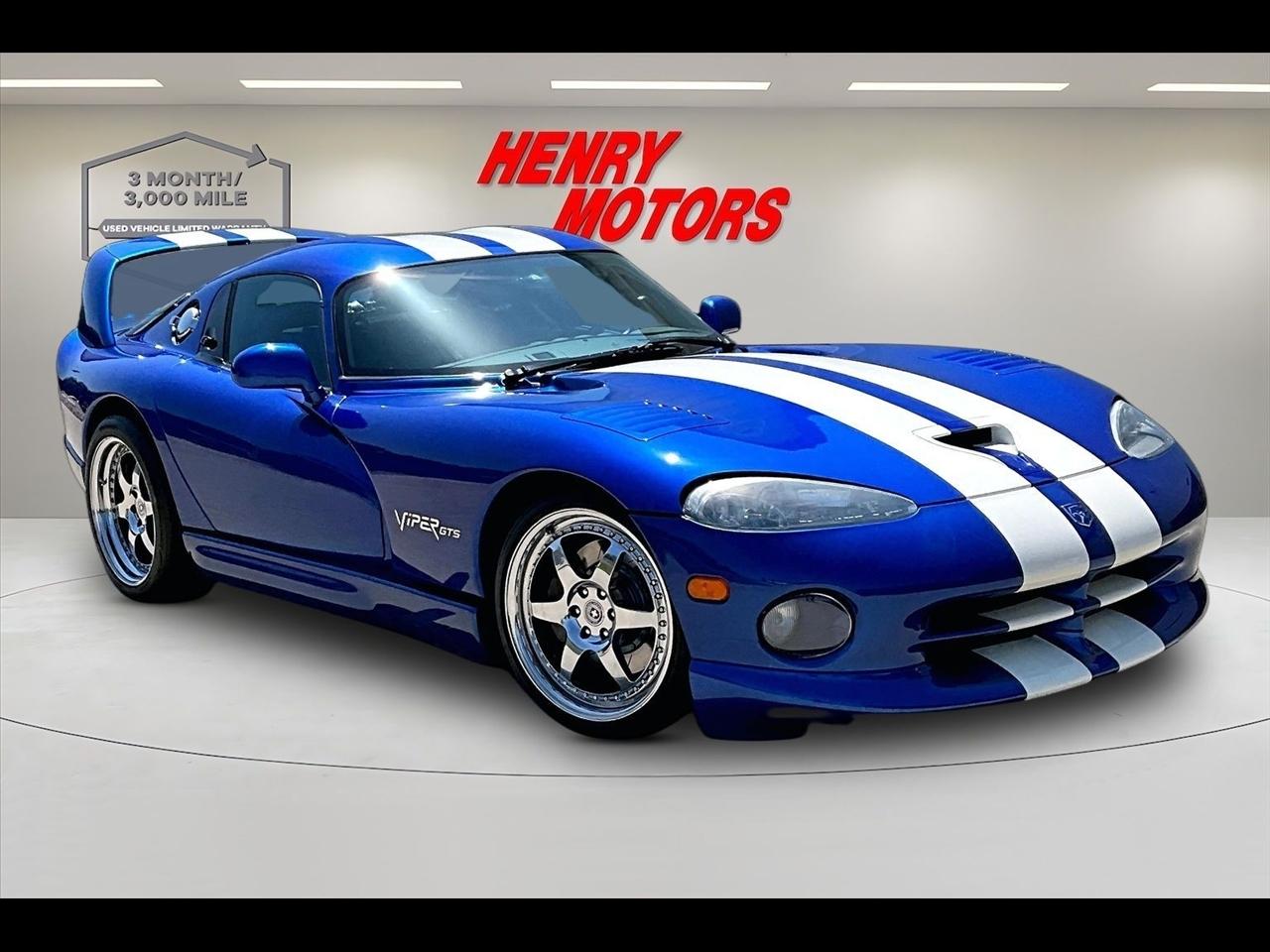 1996 Dodge Viper 2dr GTS Coupe Supercharged