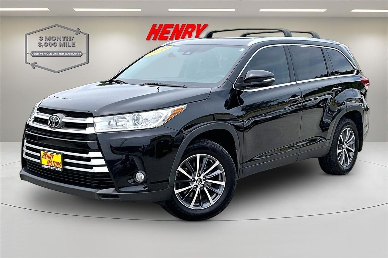 Toyota Highlander XLE AWD V6 2019