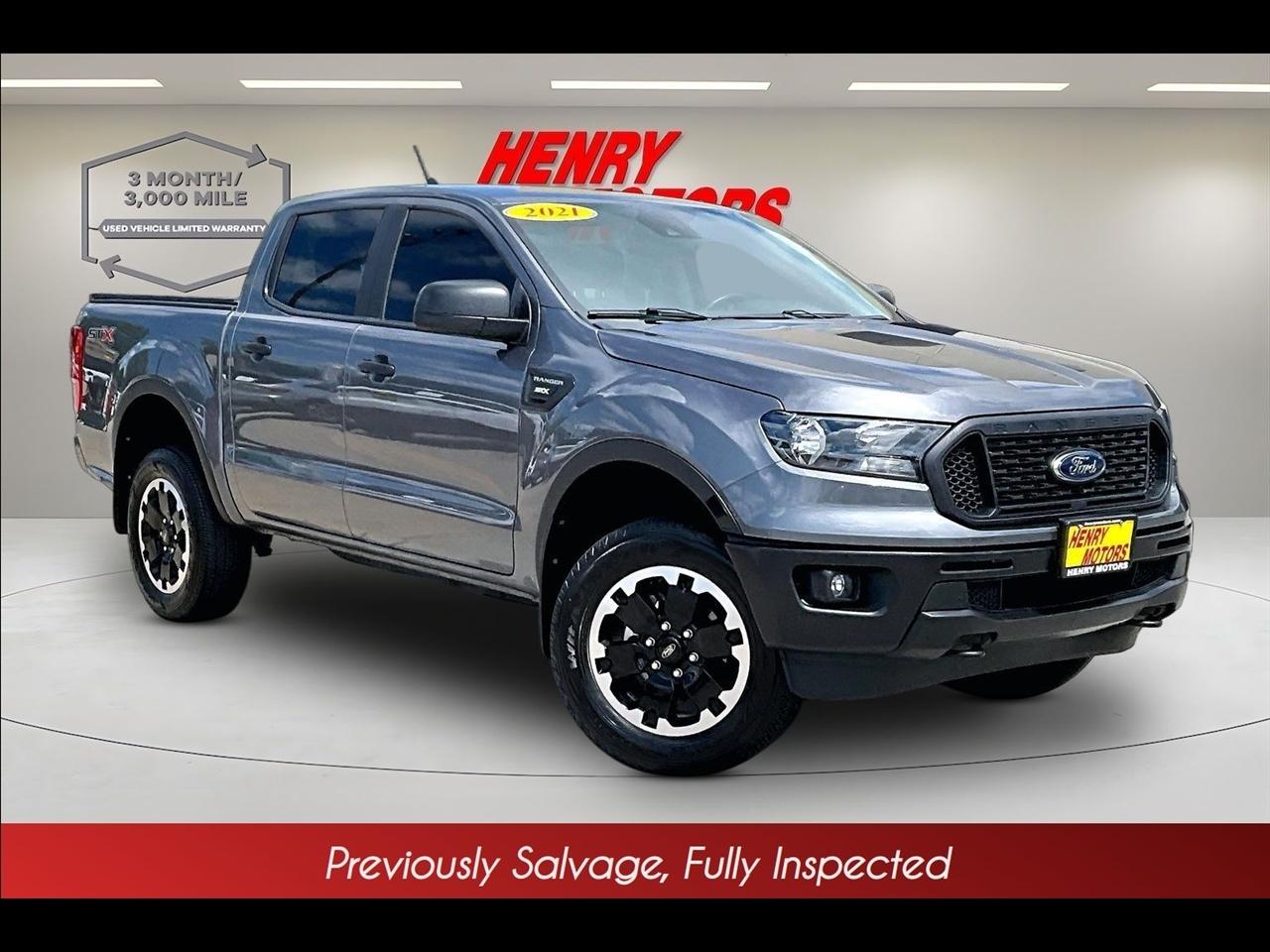 2021 Ford Ranger XL 4WD SuperCrew 5' Box