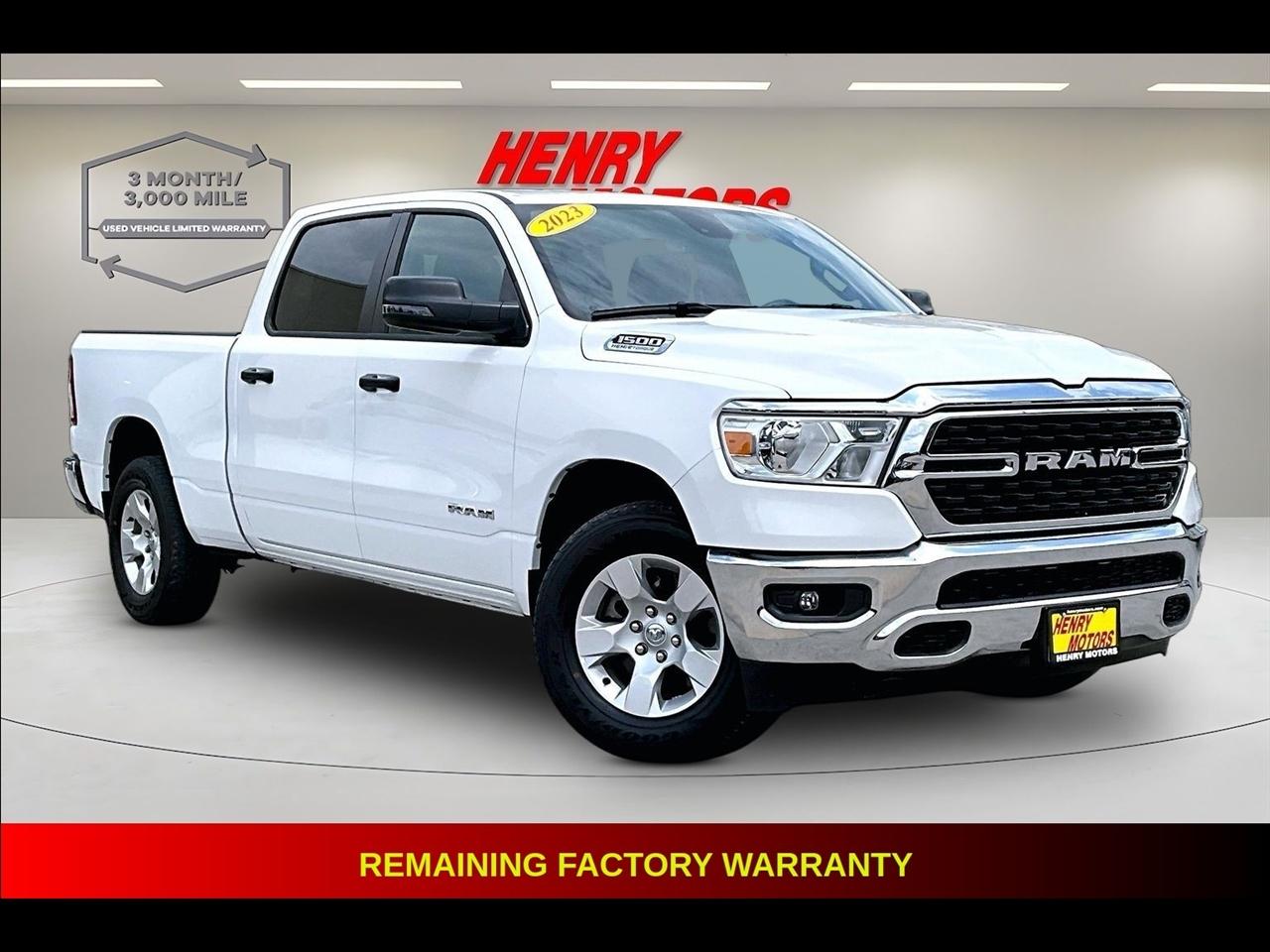 2023 RAM 1500 Big Horn 4x4 Crew Cab 6'4" Box