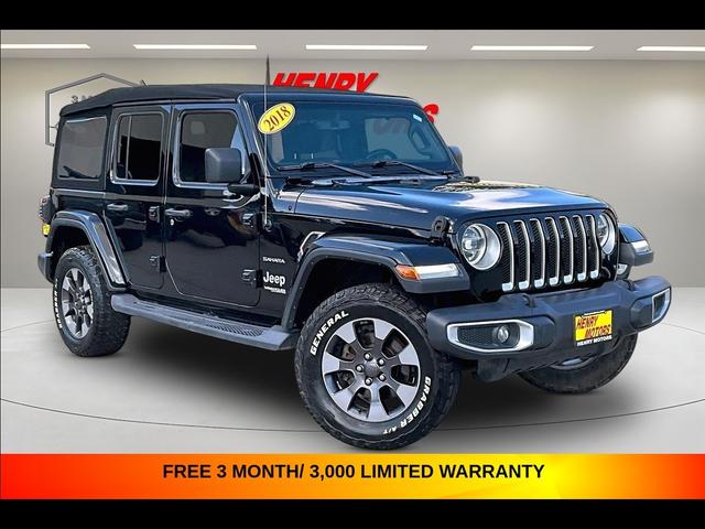 Gray 2018 Jeep Wrangler SUV / Crossover Four-Wheel Drive Automatic