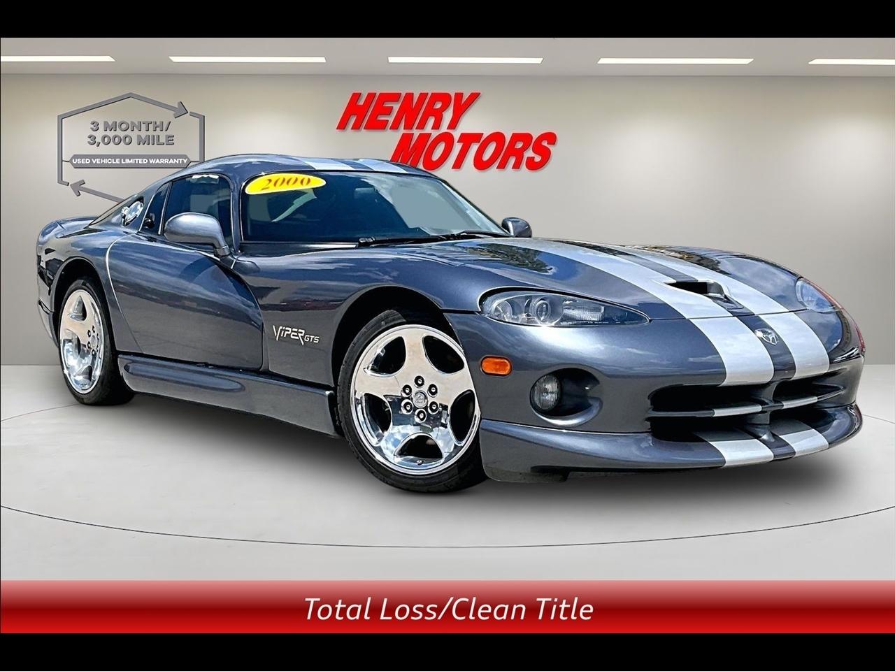 2000 Dodge Viper 2dr GTS Coupe