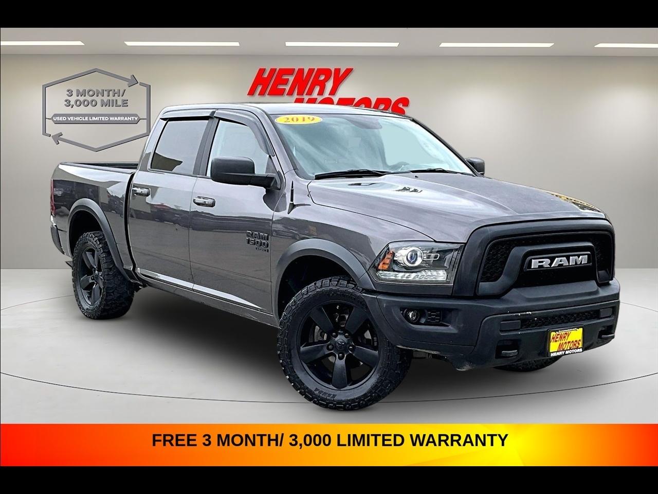 2019 RAM 1500 Classic Warlock 4x4 Crew Cab 5'7" Box