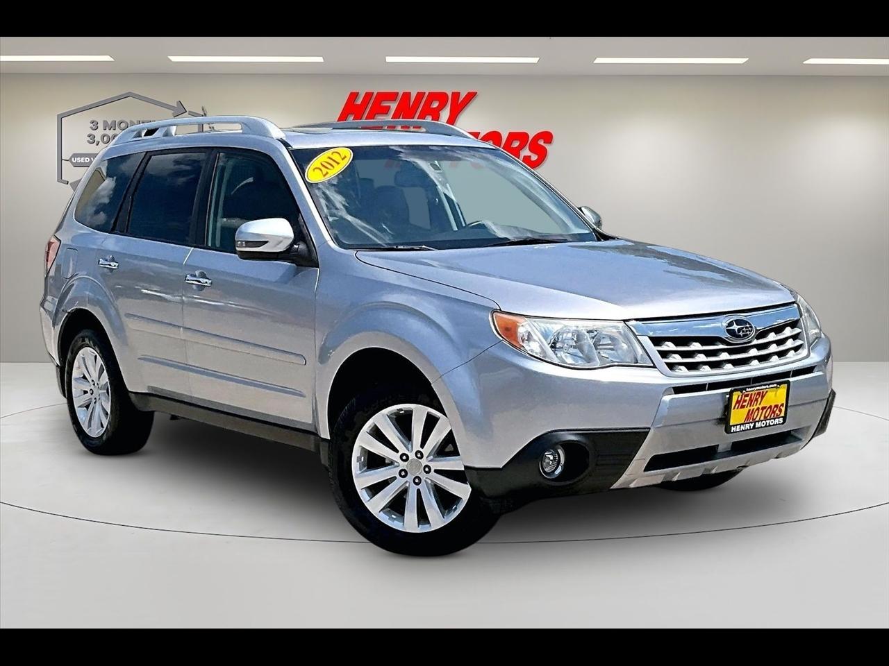 Silver 2012 Subaru Forester SUV / Crossover All-Wheel Drive Automatic