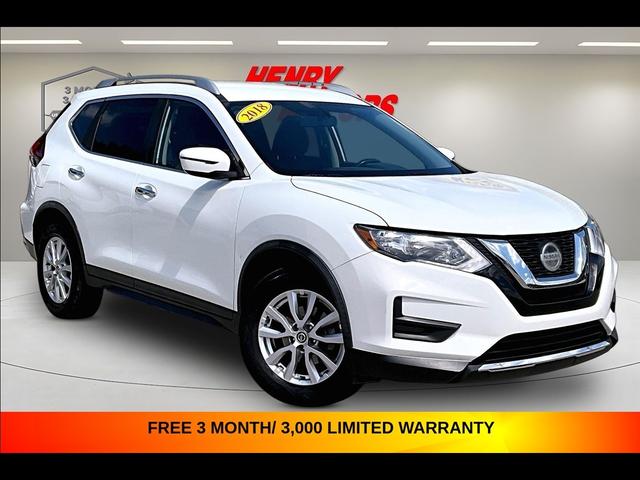 White 2018 Nissan Rogue SUV / Crossover Front-Wheel Drive Automatic