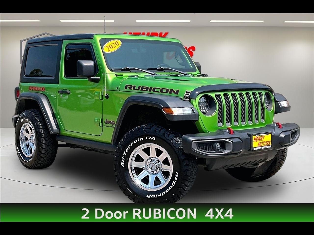 2020 Jeep Wrangler 2 Door Rubicon 4x4