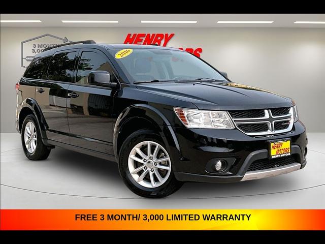 Black 2016 Dodge Journey SUV / Crossover All-Wheel Drive Automatic