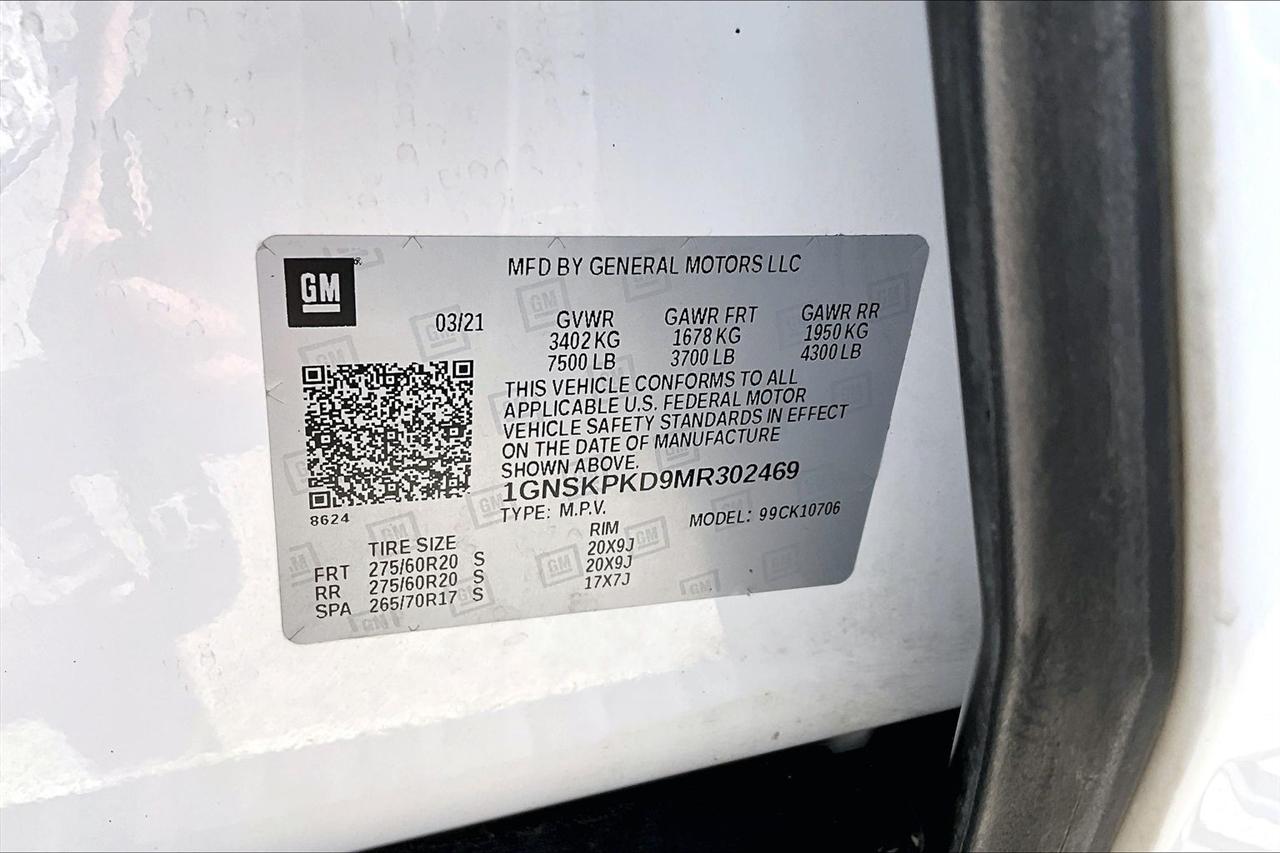 Chevrolet Tahoe 4WD 4dr Z71 2021