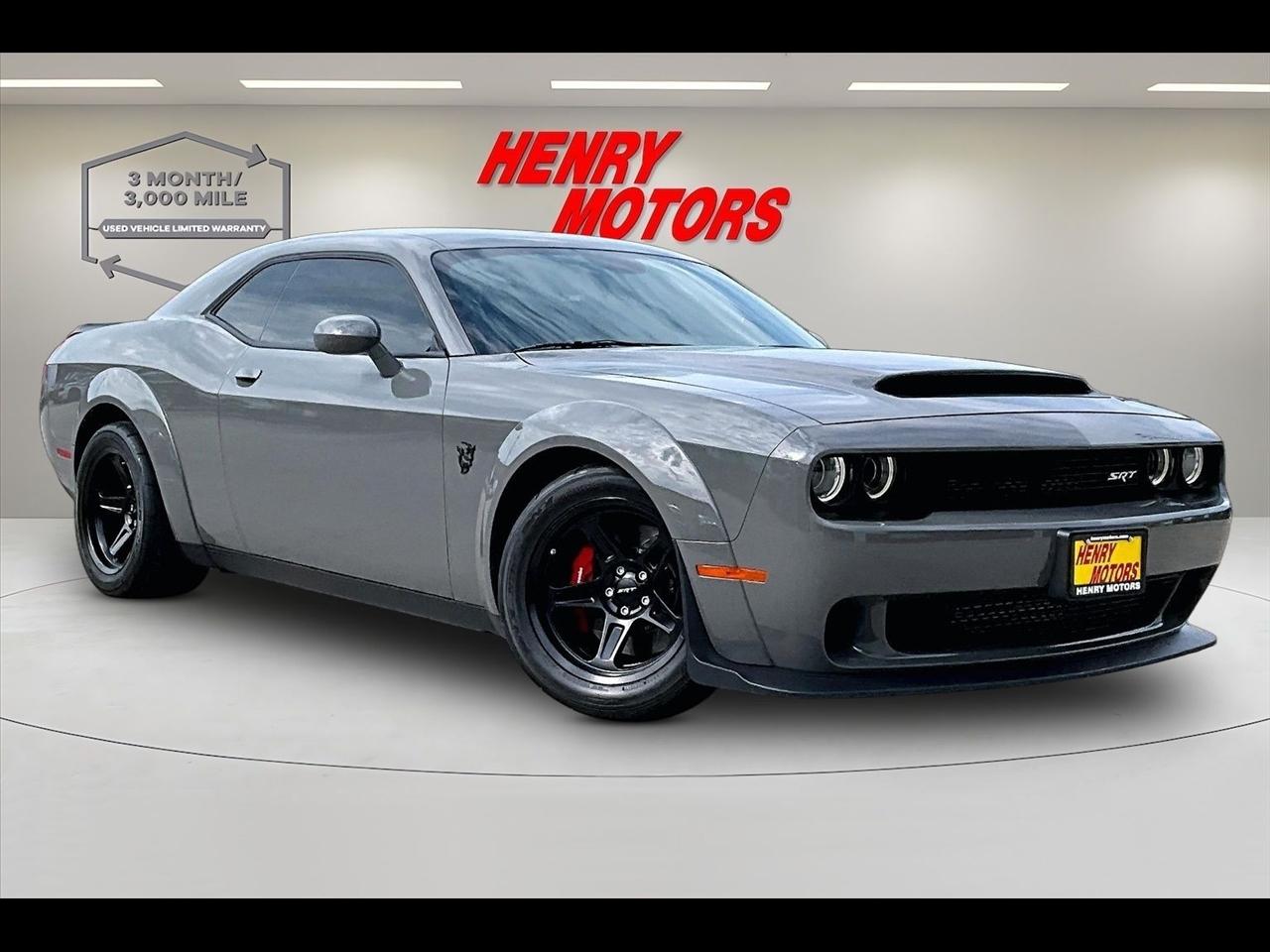 2018 Dodge Challenger SRT Demon w/ Demon Crate
