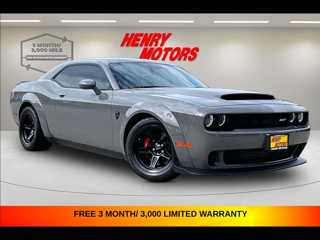 2018 Dodge Challenger SRT Demon w/ Demon Crate