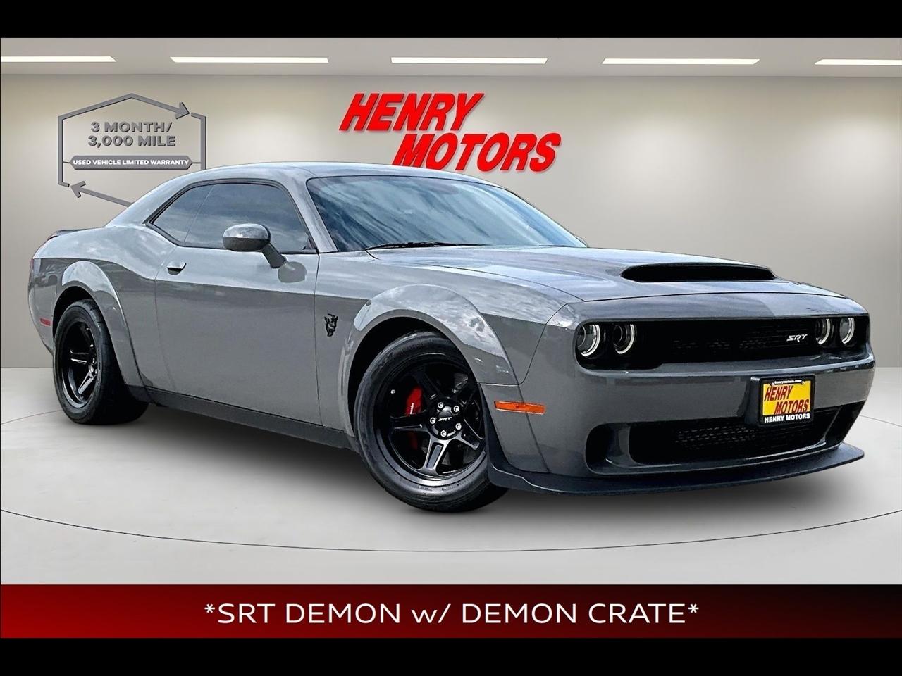 2018 Dodge Challenger SRT Demon w/ Demon Crate