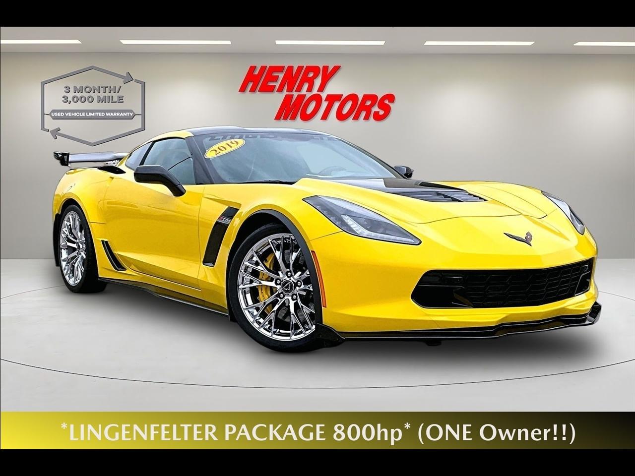 2019 Chevrolet Corvette Z06 Coupe w/2LZ Lingenfelter 800hp