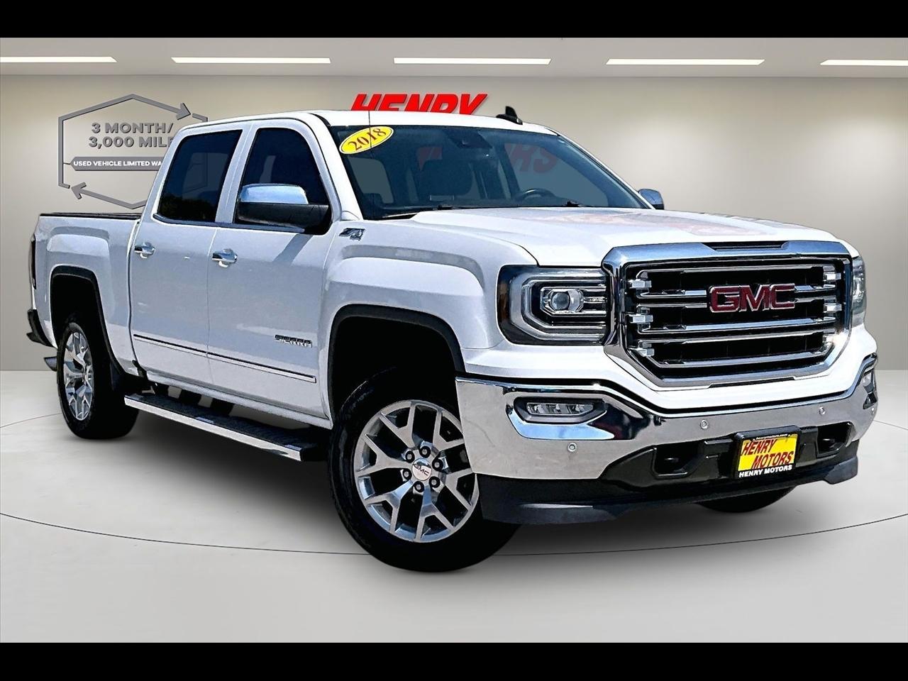 2018 GMC Sierra 1500 4WD Crew Cab SLT