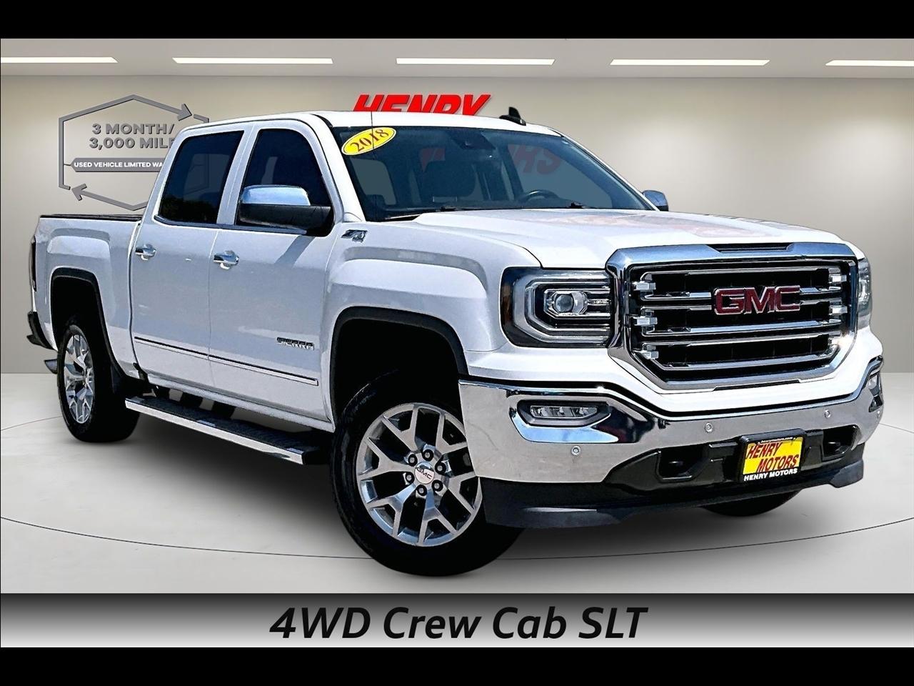 2018 GMC Sierra 1500 4WD Crew Cab SLT