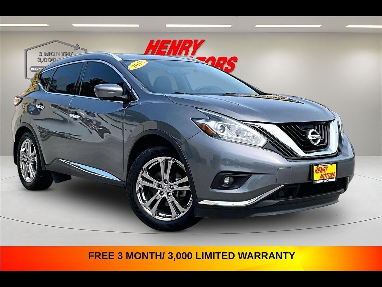 2018 Nissan Murano AWD Platinum