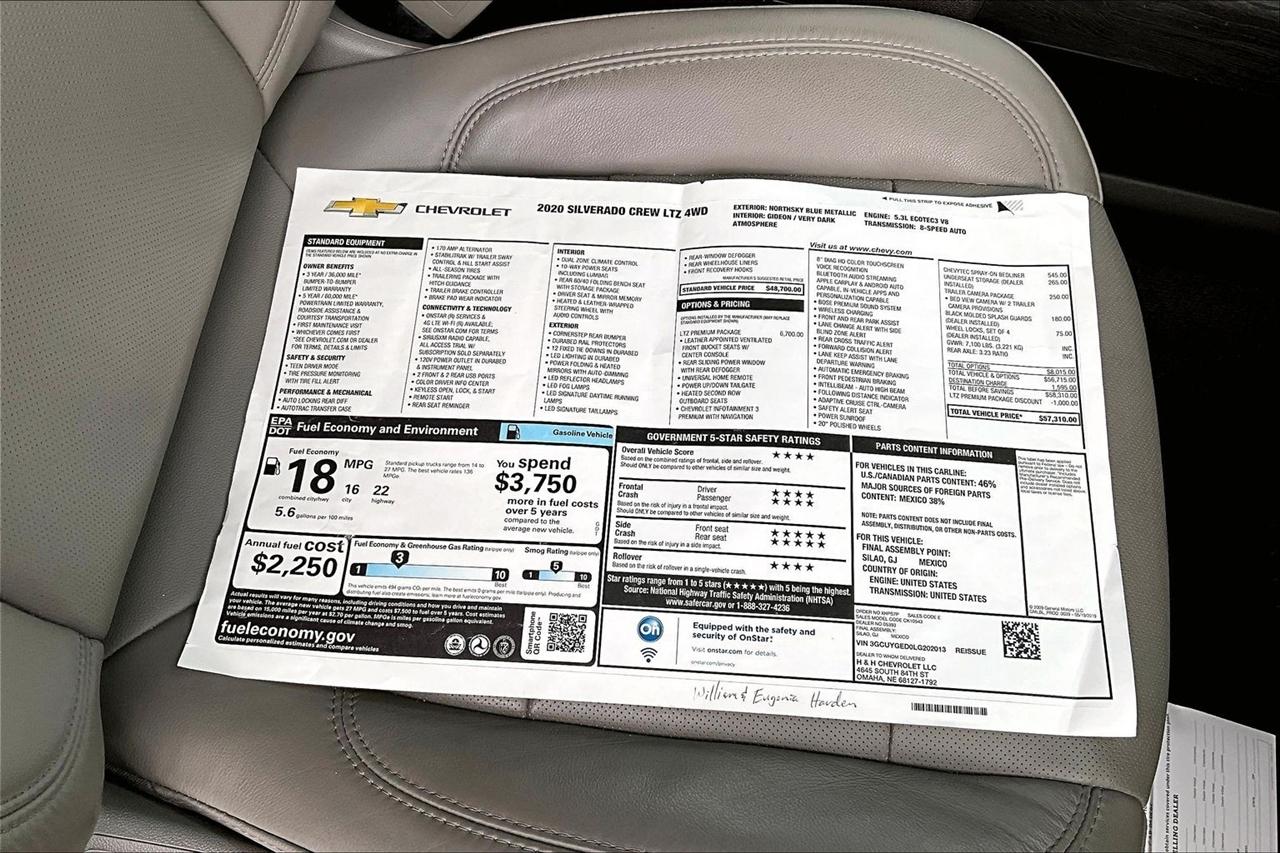 Chevrolet Silverado 1500  2020