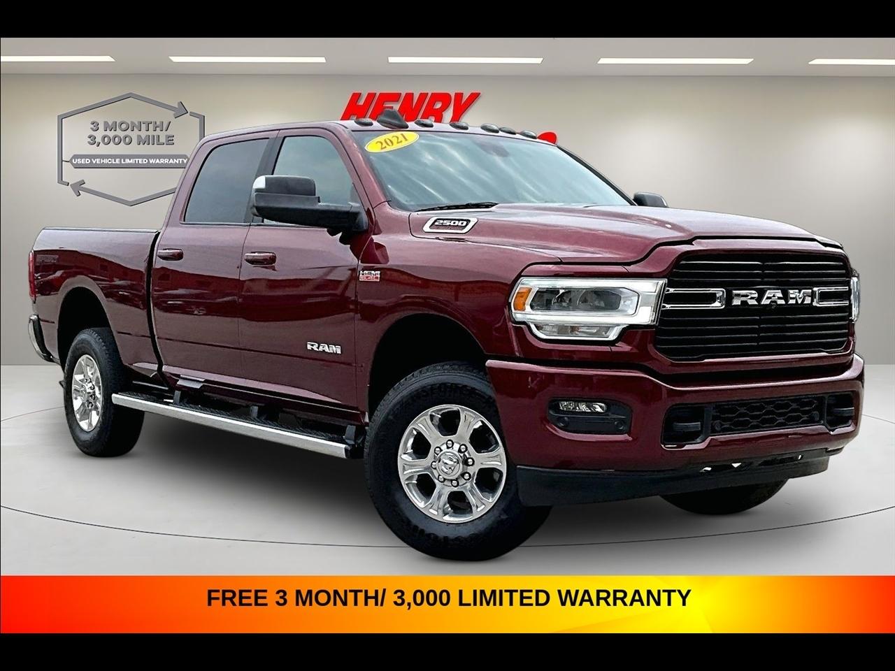 2021 RAM 2500 Big Horn 4x4 Crew Cab 6'4" Box