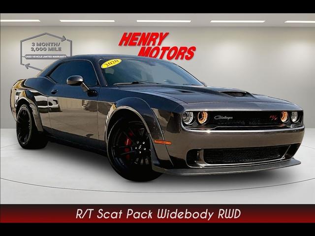 Gray 2020 Dodge Challenger Coupe Rear-Wheel Drive Automatic