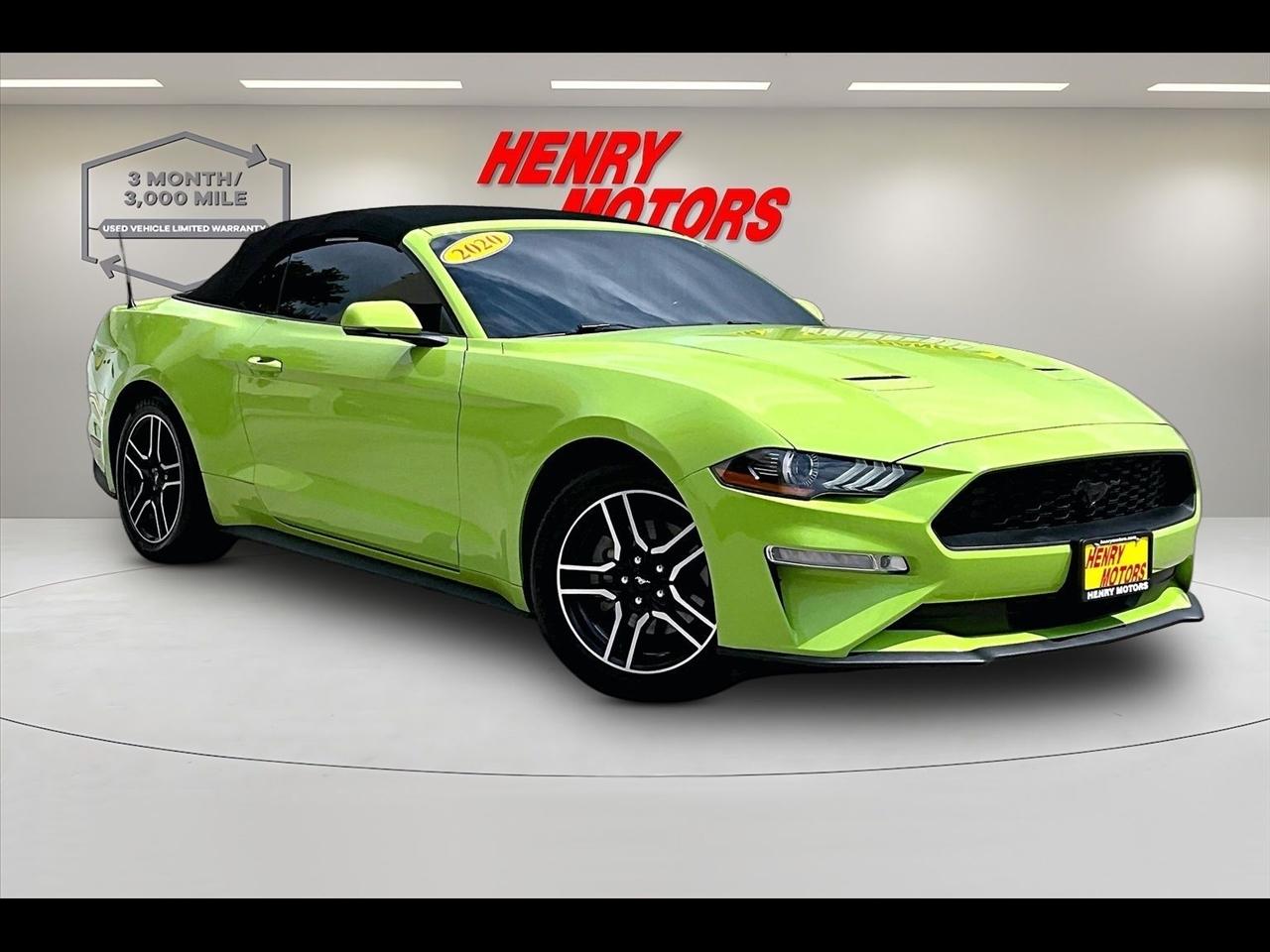 2020 Ford Mustang EcoBoost Convertible