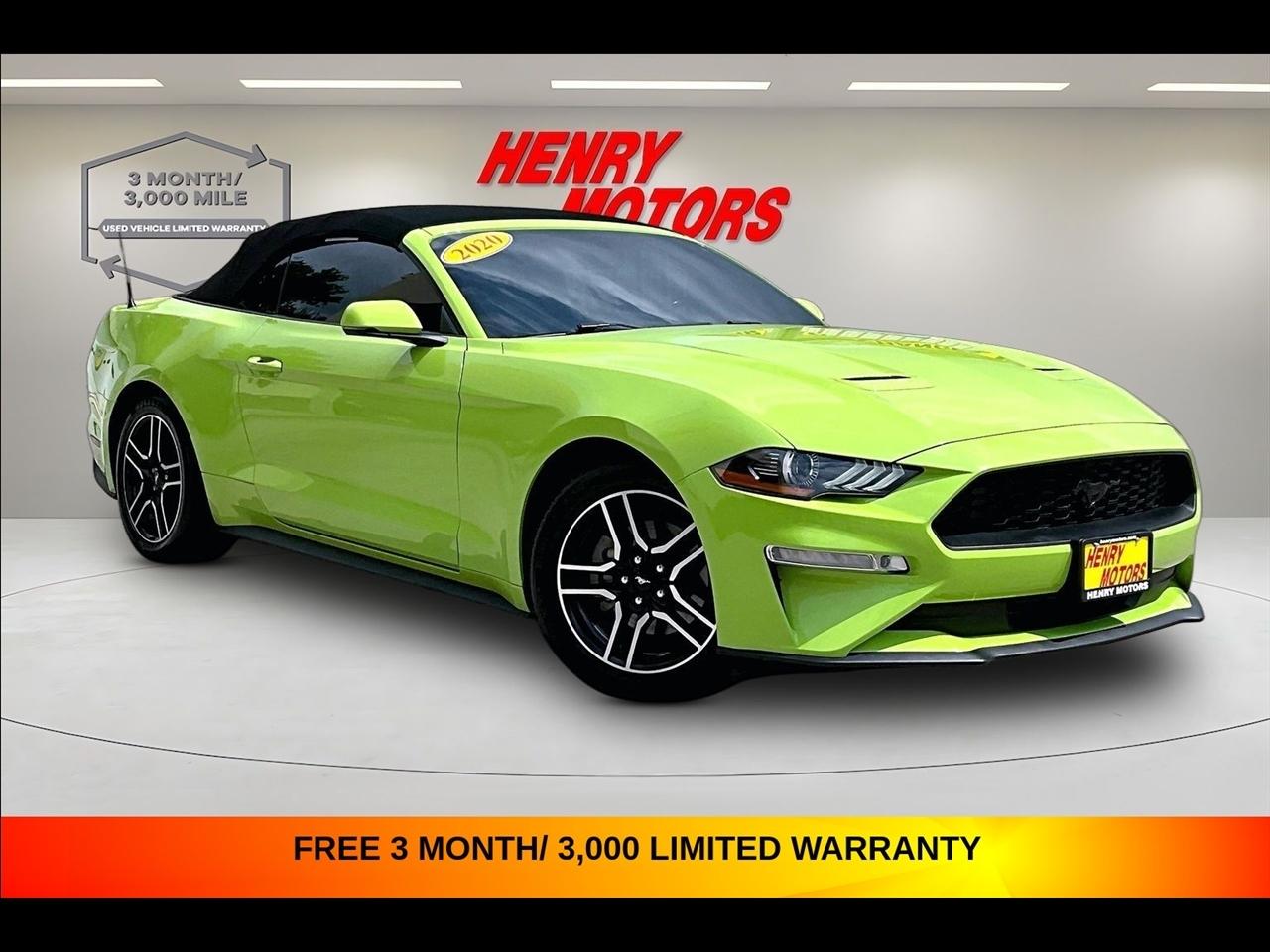 2020 Ford Mustang Eco Premium Convertible