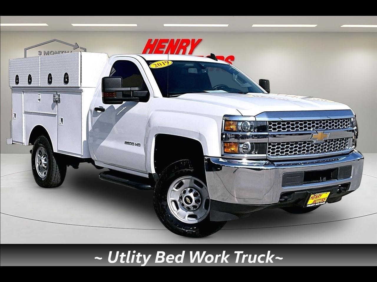 2019 Chevrolet Silverado 2500HD 4WD Reg Cab Utlity Bed Work Truck