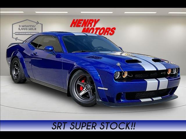 Blue 2021 Dodge Challenger Coupe Rear-Wheel Drive Automatic