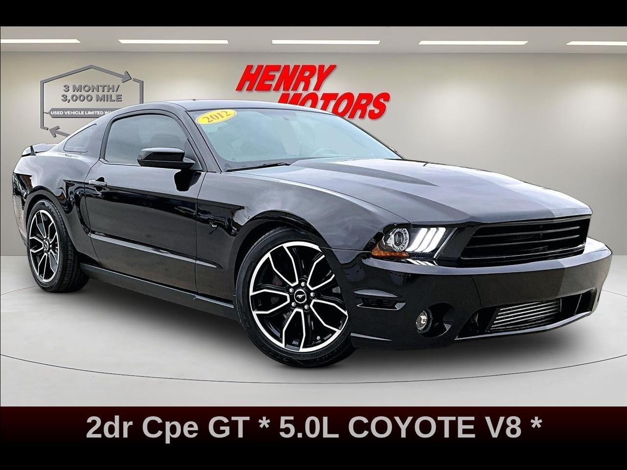 2012 Ford Mustang 2dr Cpe GT 5.0L COYOTE V8