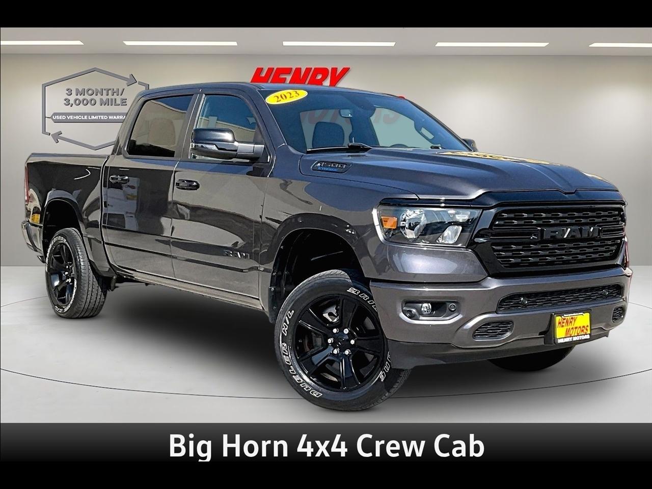 2023 RAM 1500 Big Horn 4x4 Crew Cab 5'7" Box