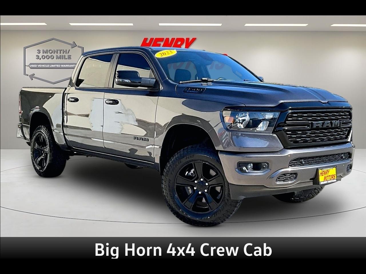 2023 RAM 1500 Big Horn 4x4 Crew Cab 5'7" Box