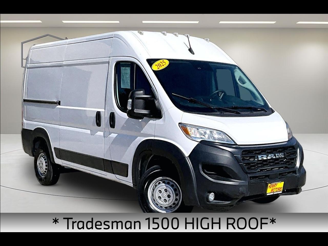 2025 RAM ProMaster Cargo Van Tradesman 1500 High Roof 136" WB w/Pass Seat