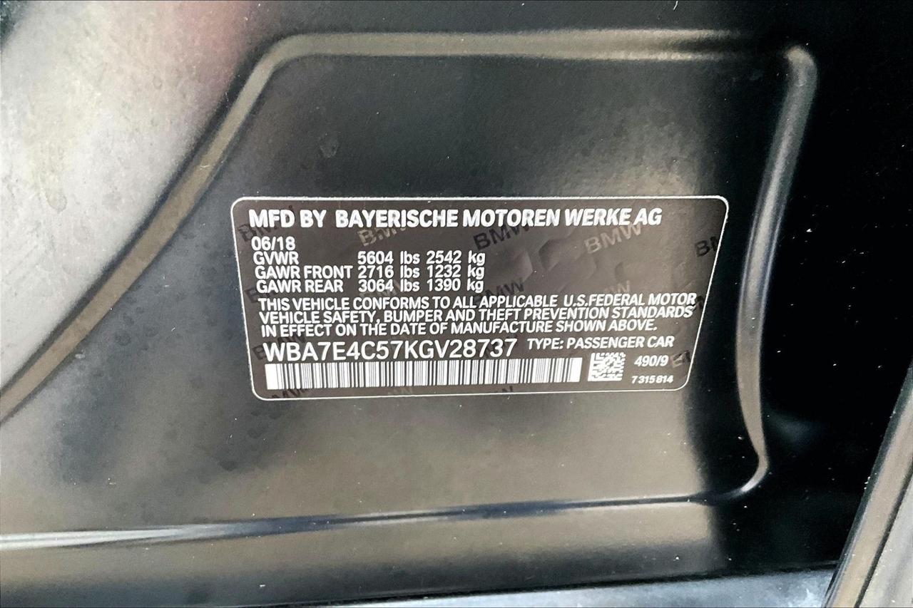 BMW 7 Series 740i xDrive Sedan 2019