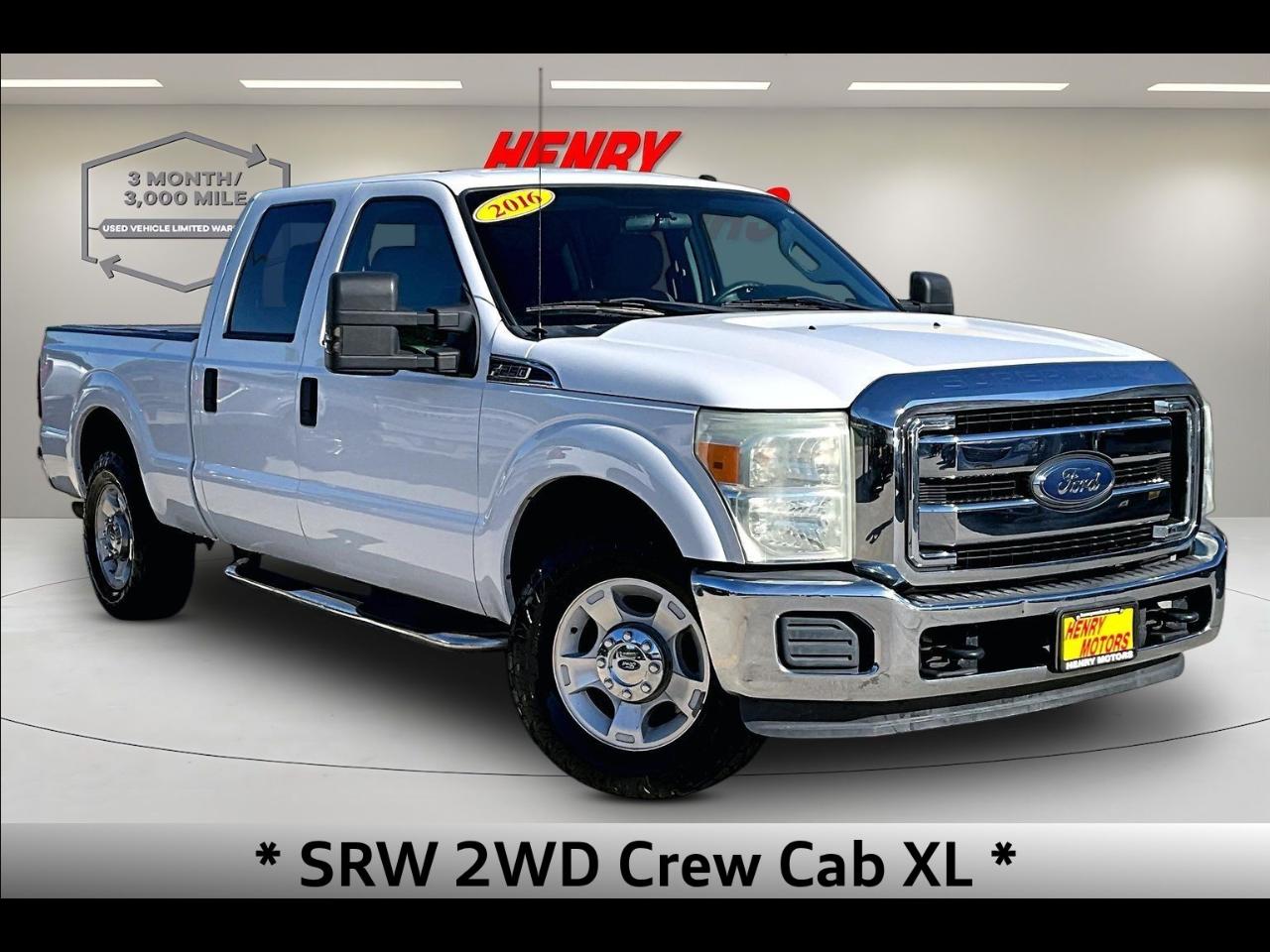2016 Ford Super Duty F-250 SRW 2WD Crew Cab 156" XL