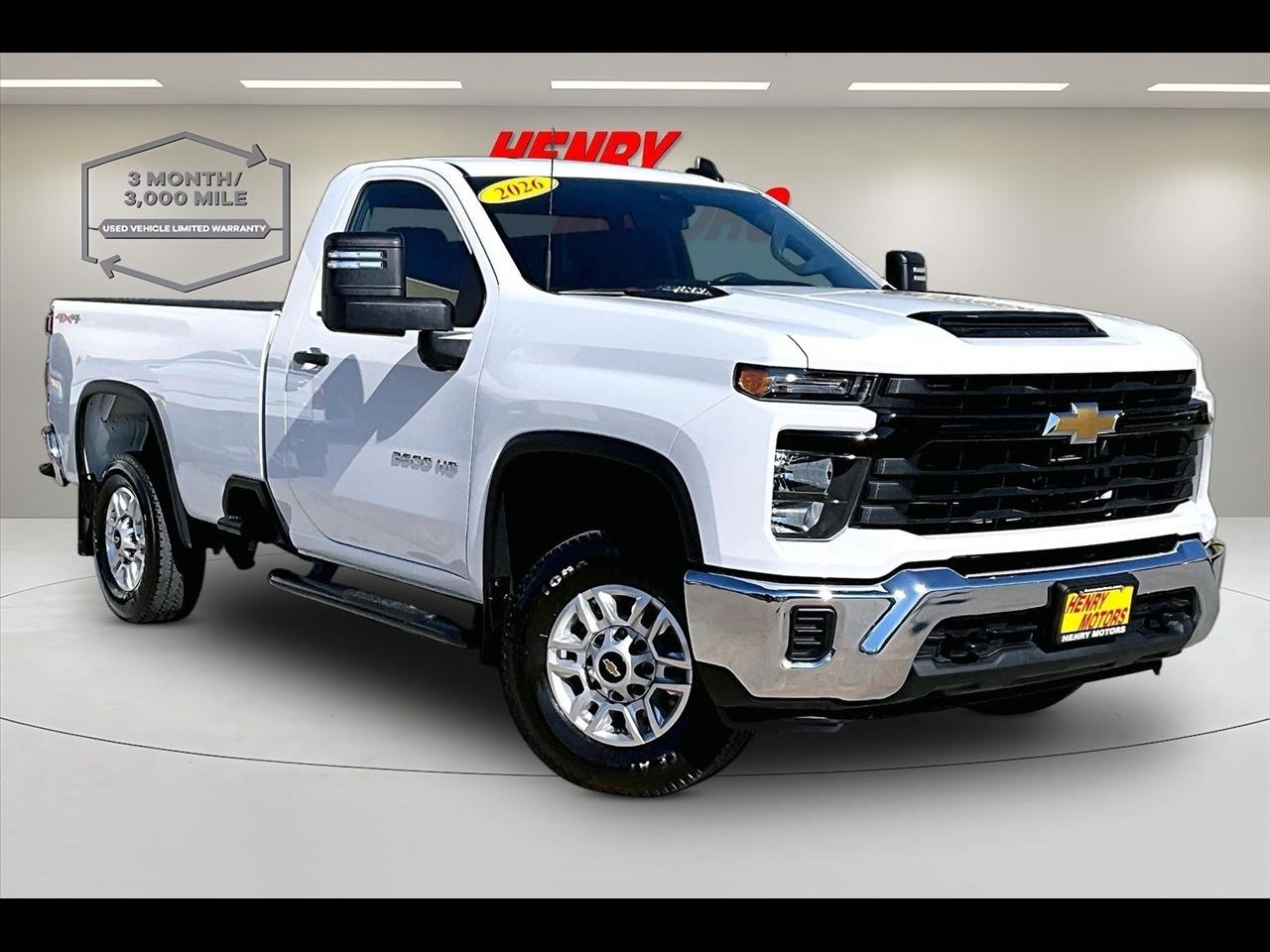 2026 Chevrolet Silverado 2500HD 4WD Reg Cab 142" Work Truck