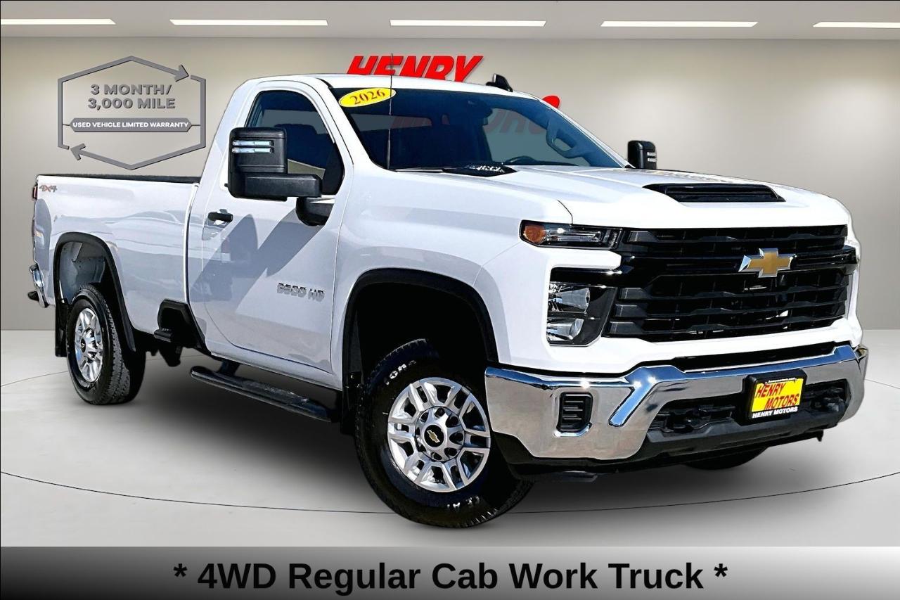 2026 Chevrolet Silverado 2500HD 4WD Reg Cab 142" Work Truck