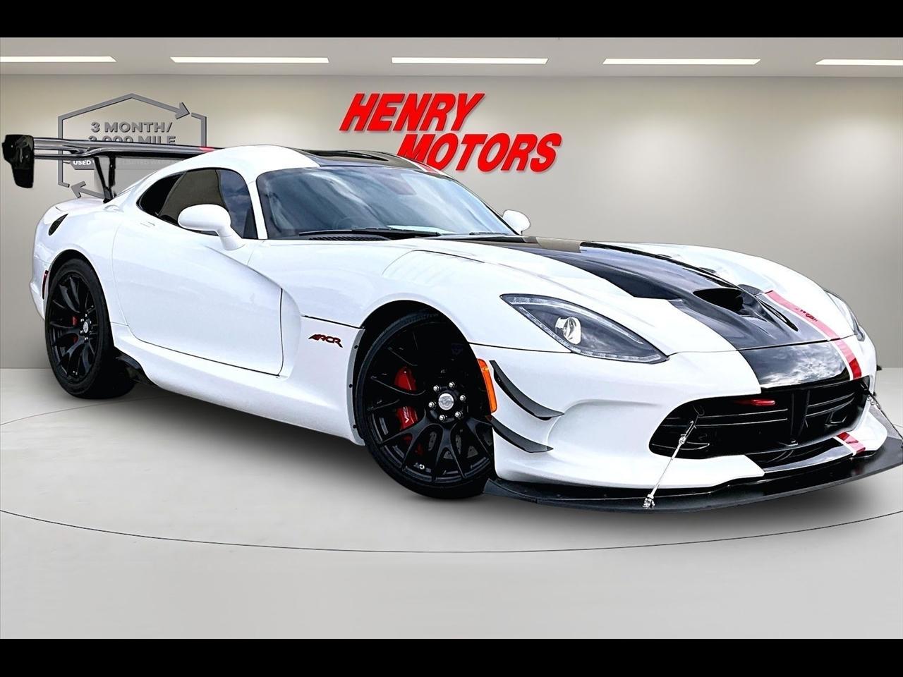 2016 Dodge Viper ACR Extreme Only 4700 Miles