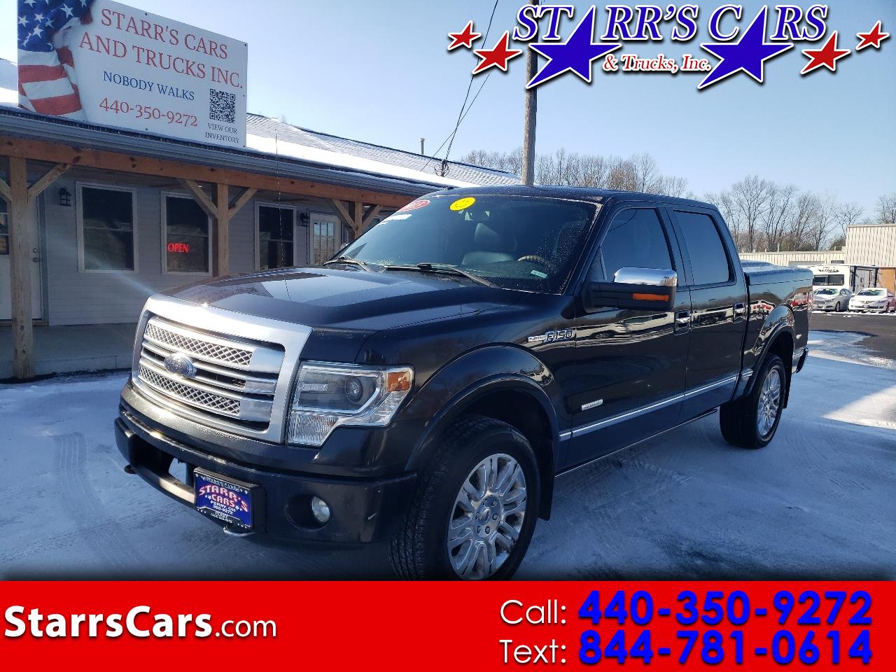 2013 Ford F-150 4WD SuperCrew 145" Platinum